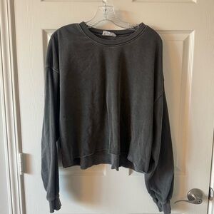 Double Zero Charcoal Gray Sweatshirt